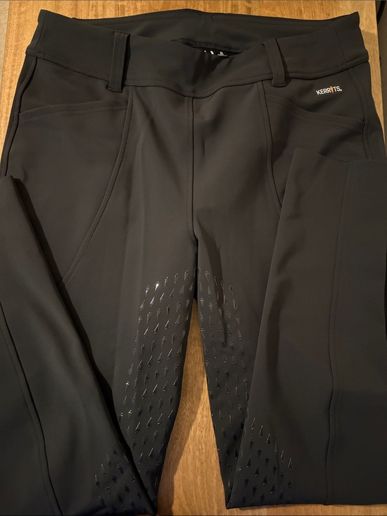 Kerrits Pants - Kerrits Fusion Fleece-Lined Full Leg Clinic Tight- Black